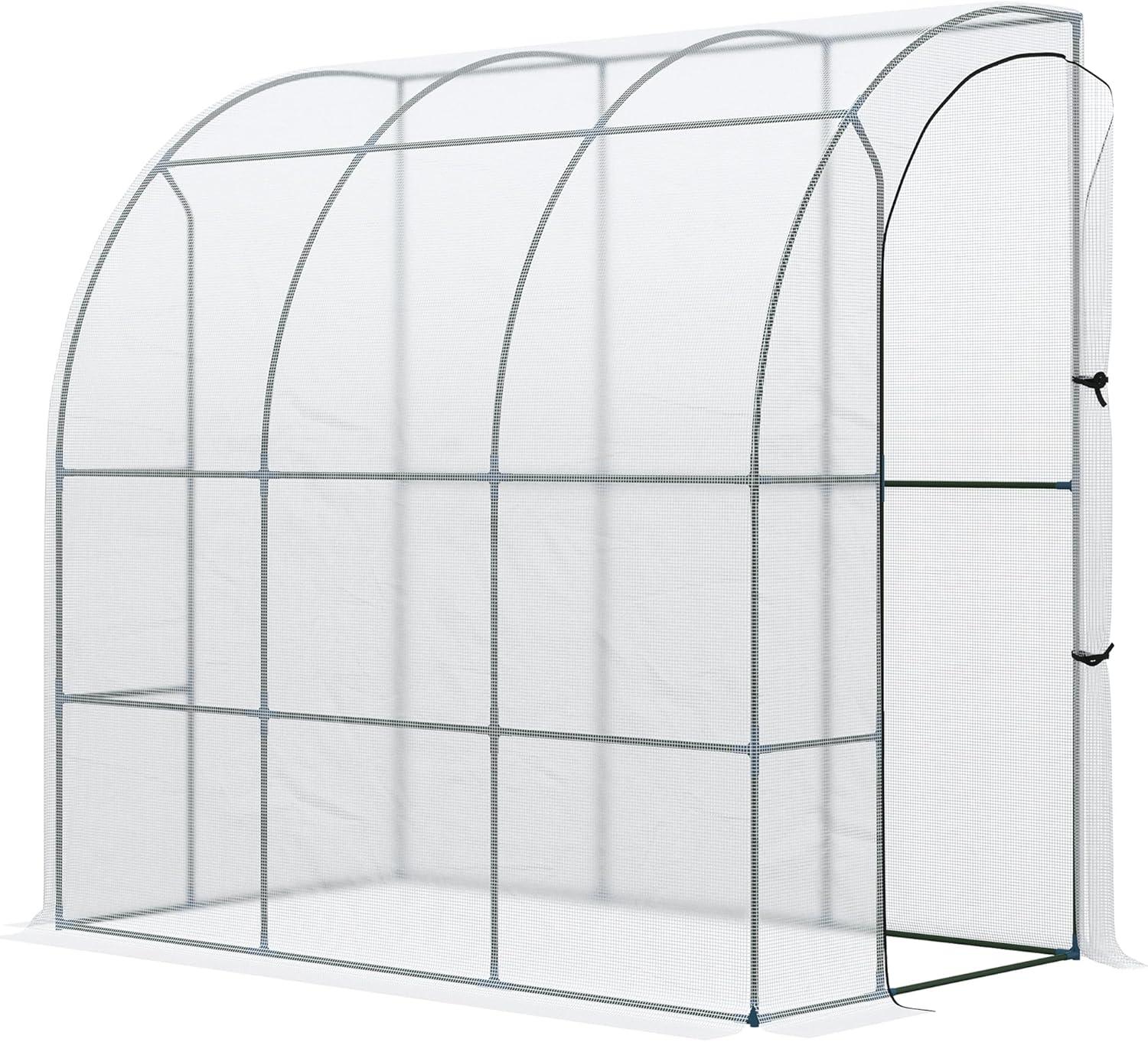 84" W x 84" D Lean-To Greenhouse