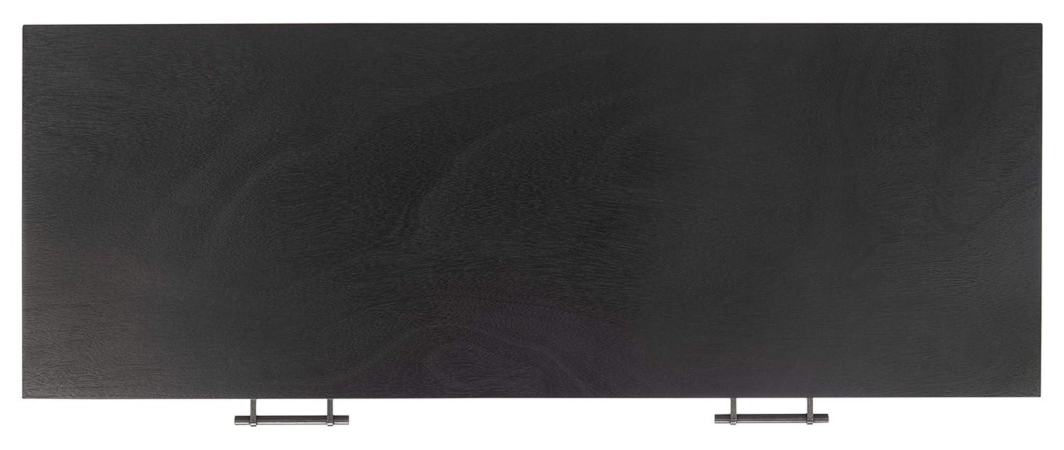 Ajana 2 Drawer Console Table - CNS5709B - Black - Safavieh