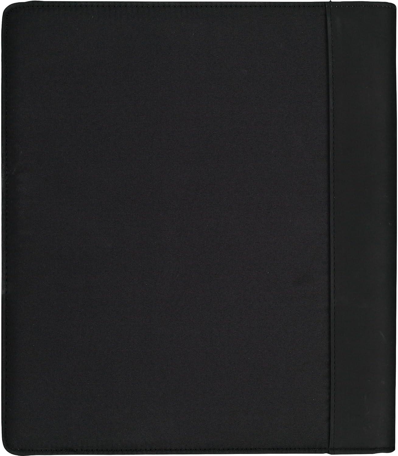 " Mead - Cambridge City Zipper Binder, Microfiber, 12.75"" x 11"", (Assorted Colors)", black