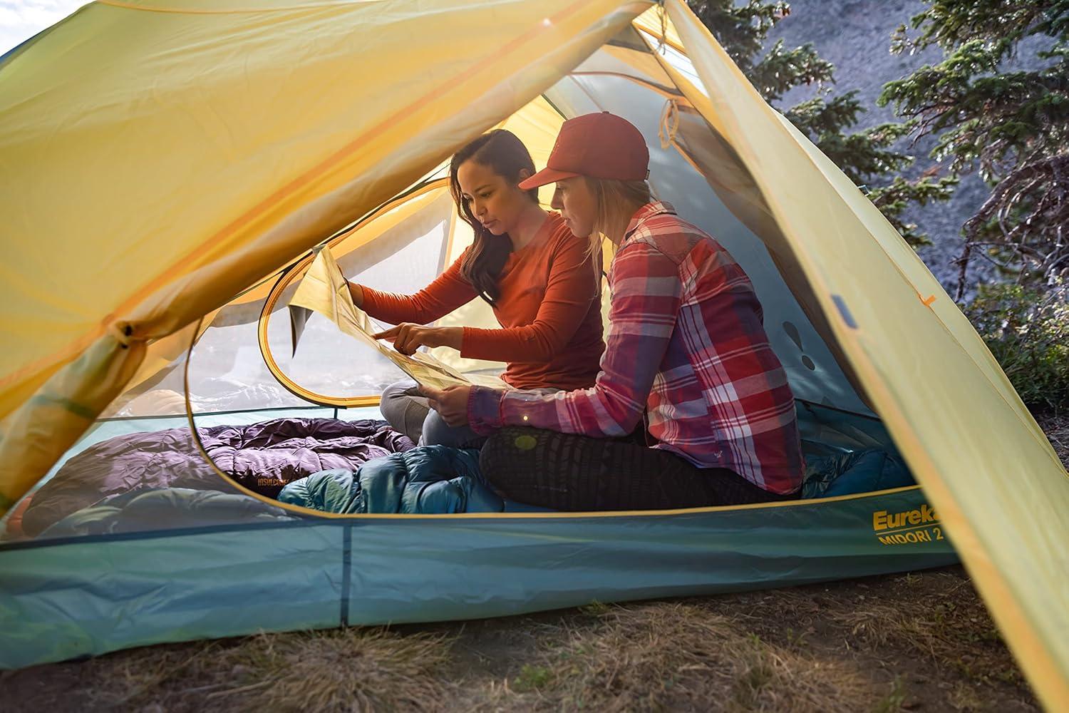 Eureka ERK2629085 Midori 2 Person Tent, Aspen Gold & Oil Blue