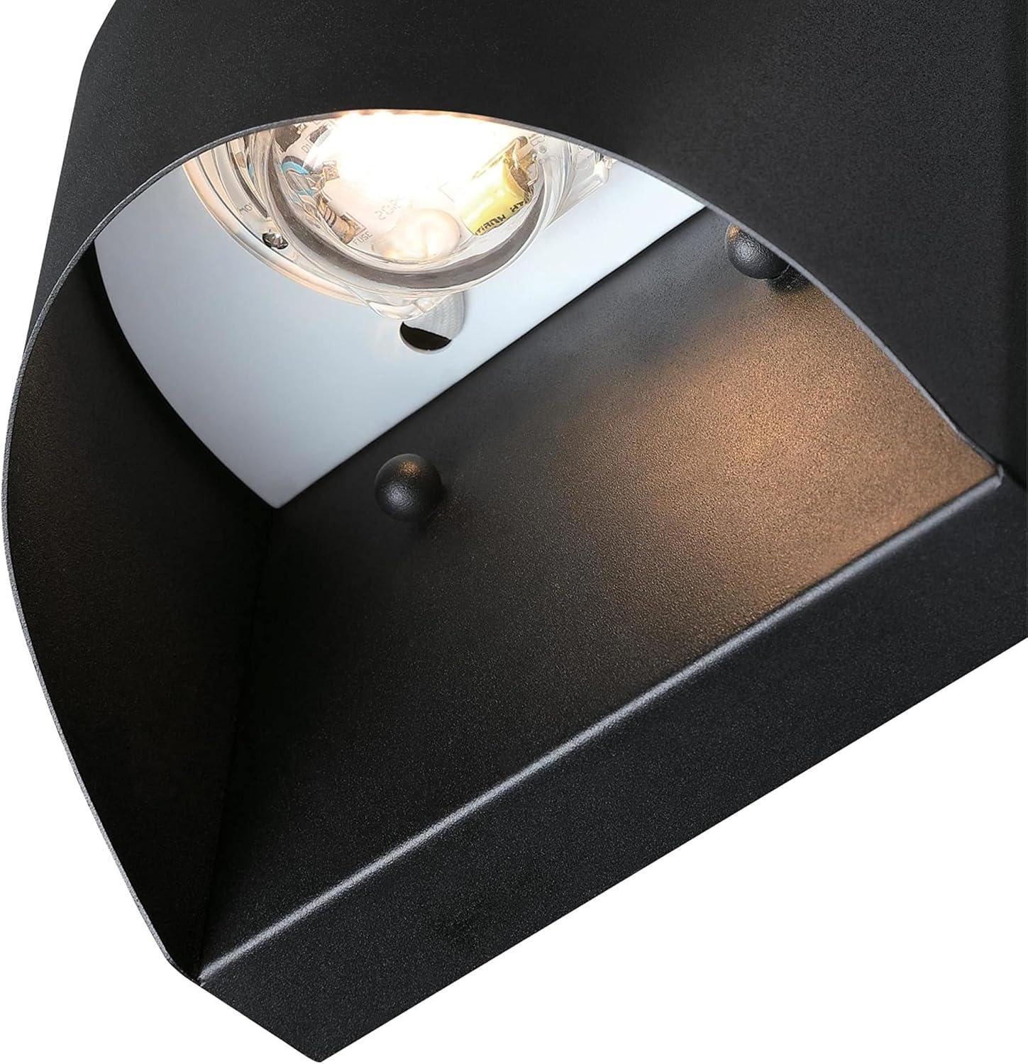 Westinghouse Lighting 6122800 Nardella Dimmable LED Outdoor Wall Fixture, Textured Black Finis