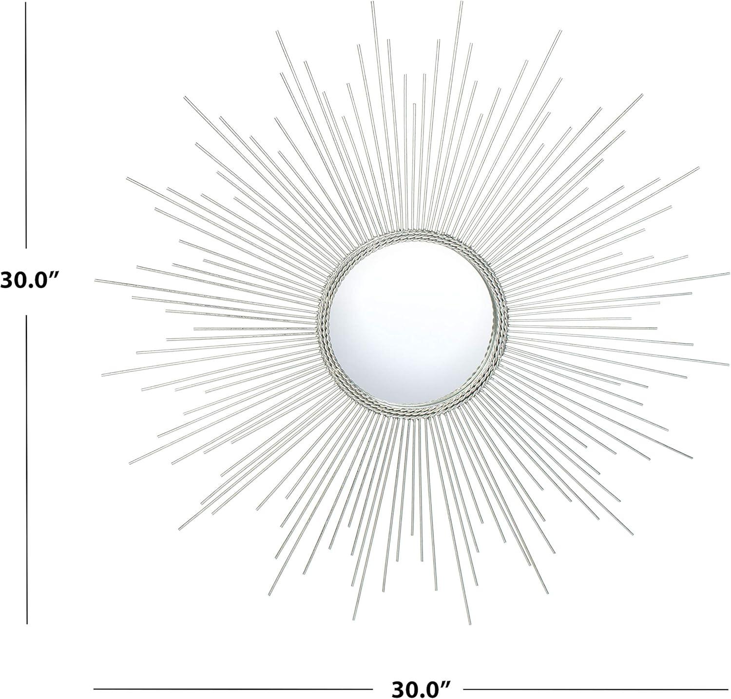 Emme Sunburst Mirror - Silver - Safavieh
