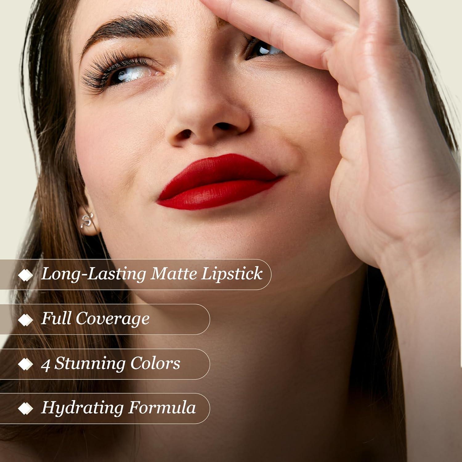 Paris Hilton Cosmetics Matte Lipstick Collection - Lipstick Set - 4 Pc