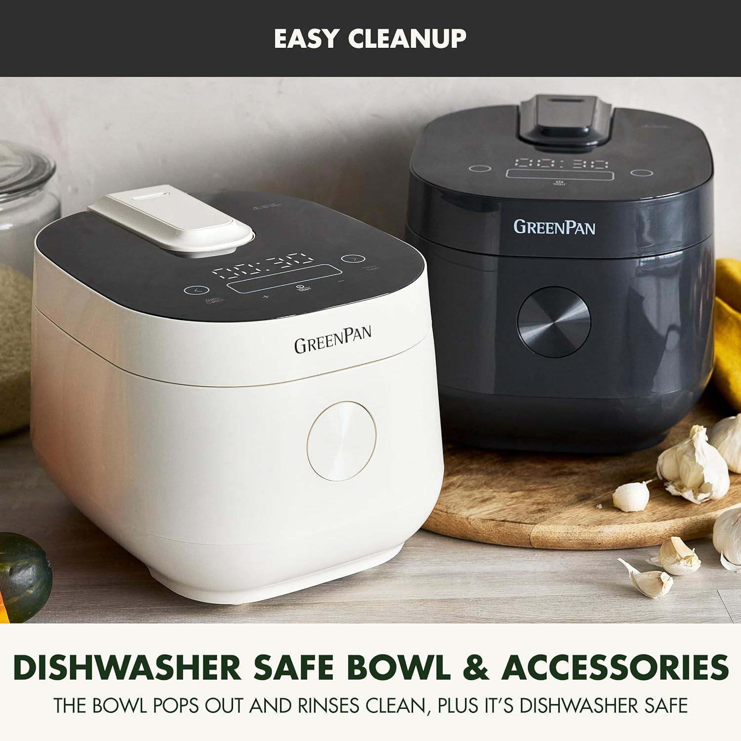 GreenPan ™ Rice Cooker with Carb Reduction in Graphite