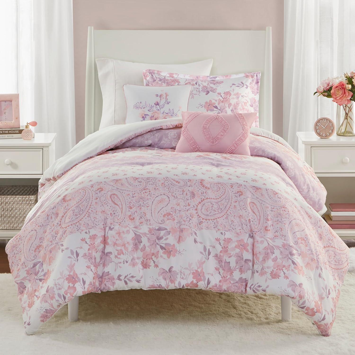 Intelligent Design Floral Paisley Comforter Set