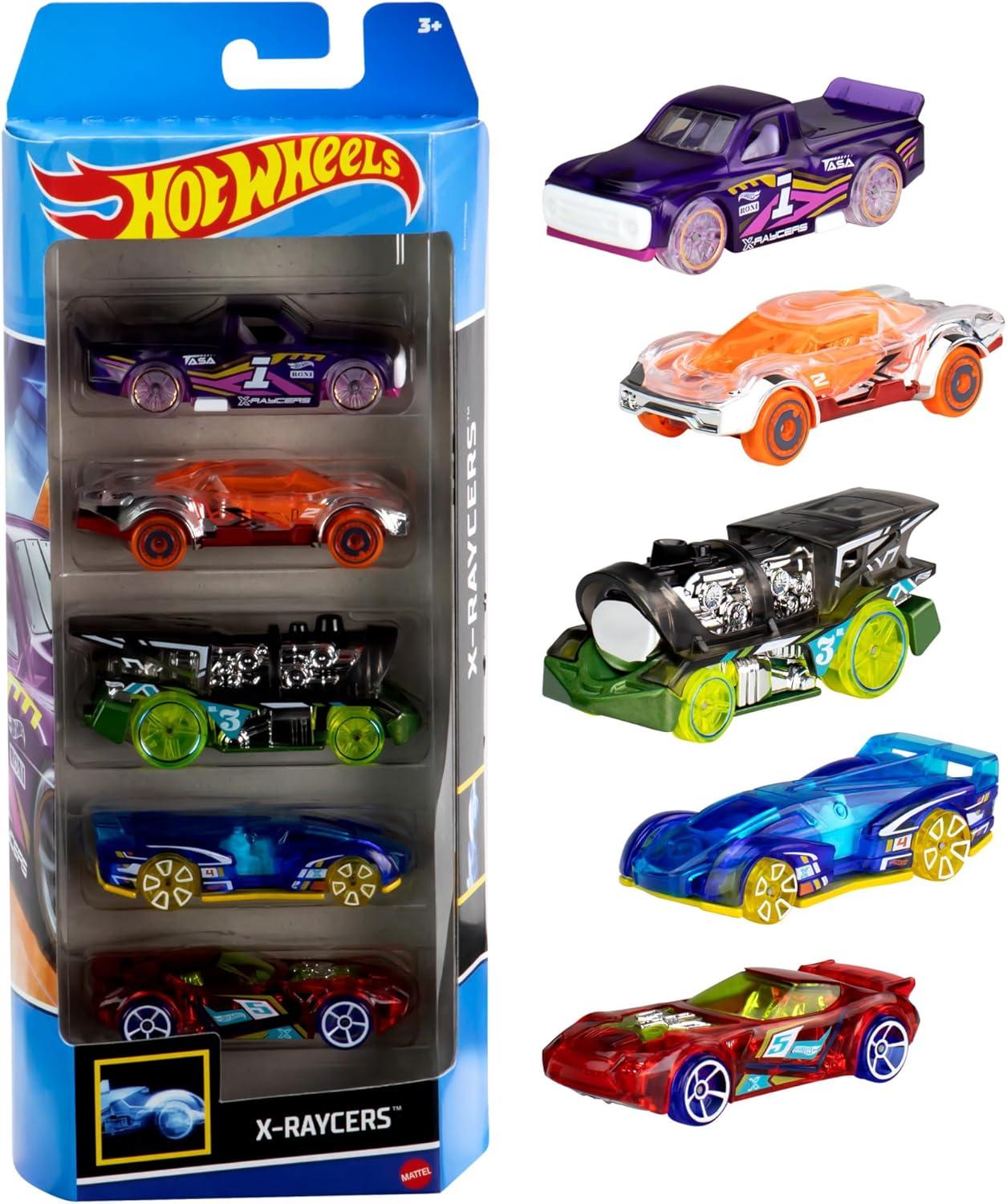 Hot Wheels Diecast  Cars -  5pk (Colors May Vary)