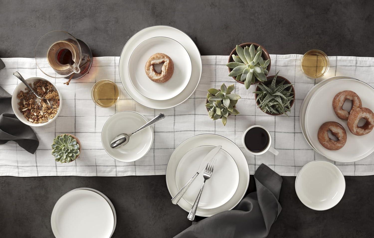 Oneida Oneida 24 Seven Black Rim Mugs, Set Of 4