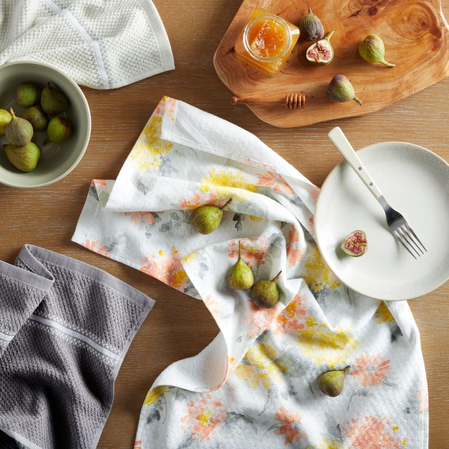 Martha Stewart Martha Stewart Amber Floral Kitchen Towel Set 4-Pack