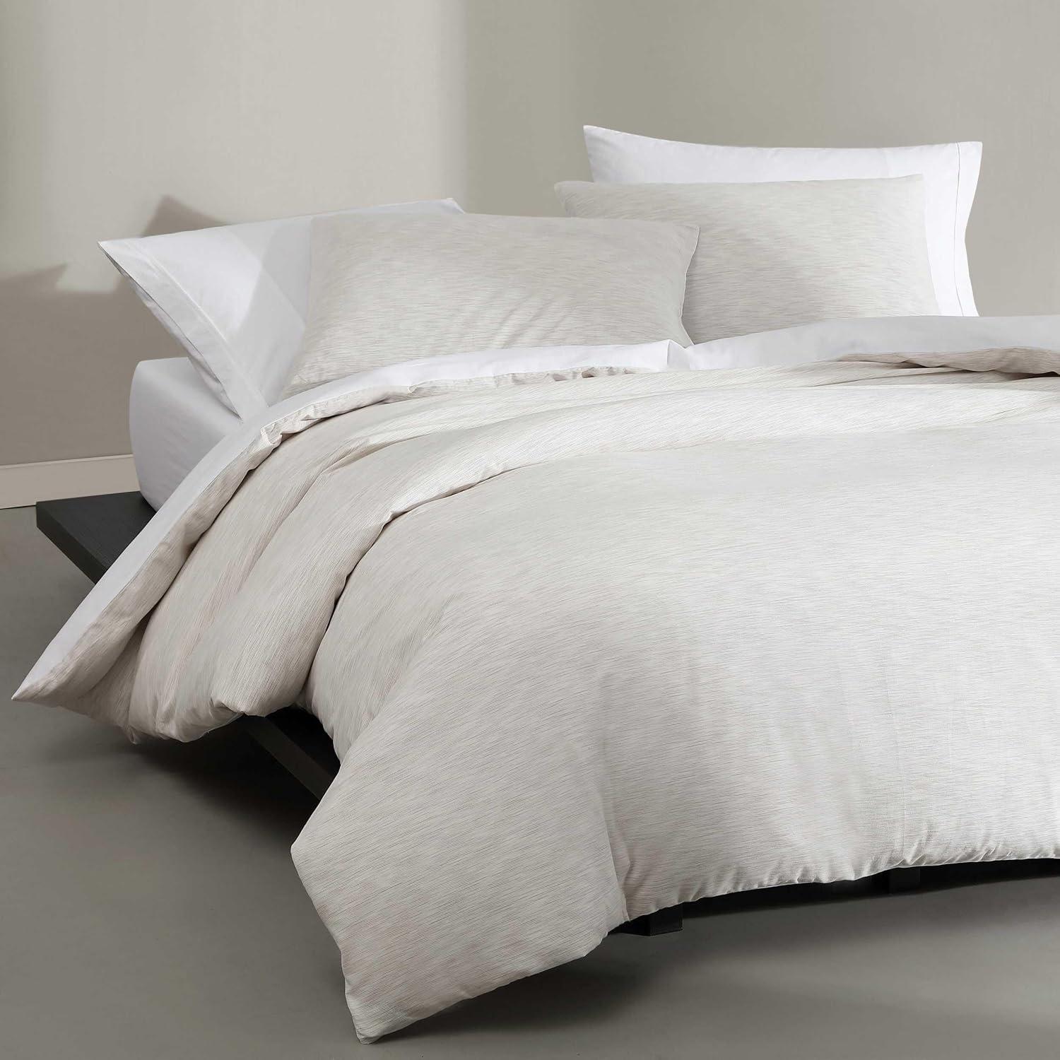 French Grey Organic Cotton Queen Comforter Set