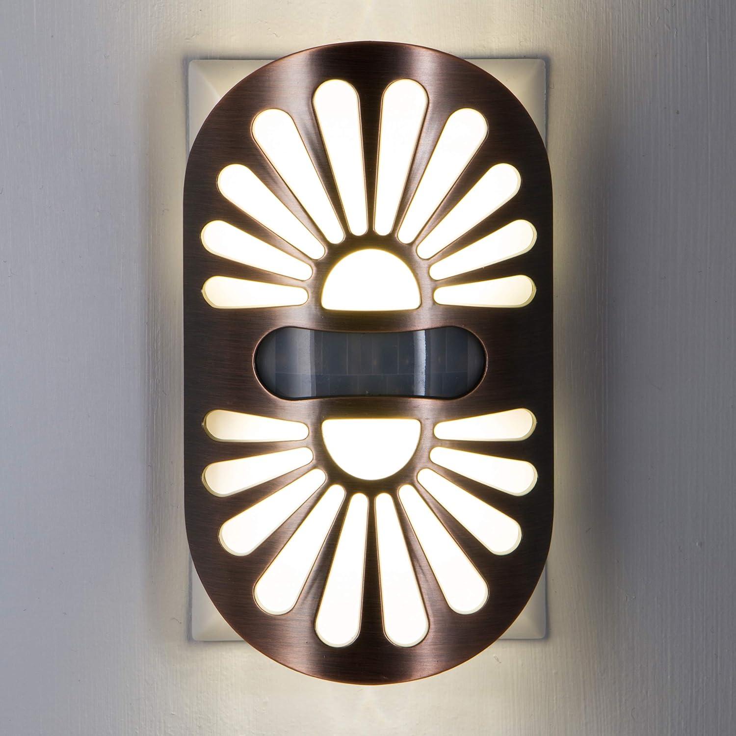 GE LED Night Light, Motion Activated, Peacock Design, Oil-Rubbed Bronze, 37261