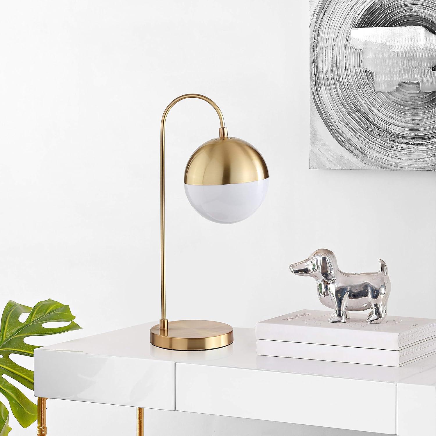Gareth 20.5" Brass Desk Lamp