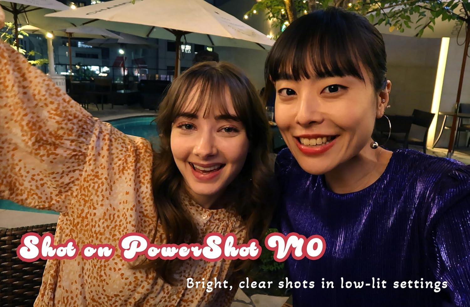 Canon PowerShot V10 - Digital camera - compact - 20.9 MP - 4K / 29.87 fps - Wi-Fi, Bluetooth - silver