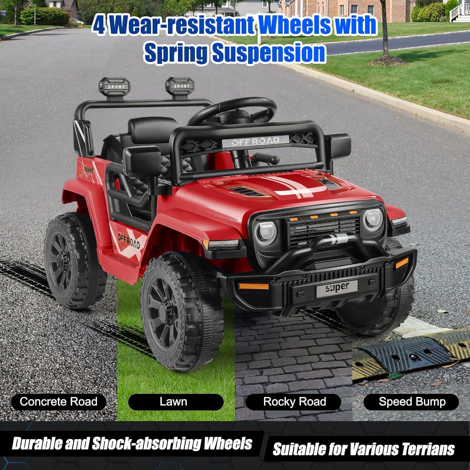 Himimi 1 Seater All-Terrain Vehicles Battery Powered Ride On with Remote Control