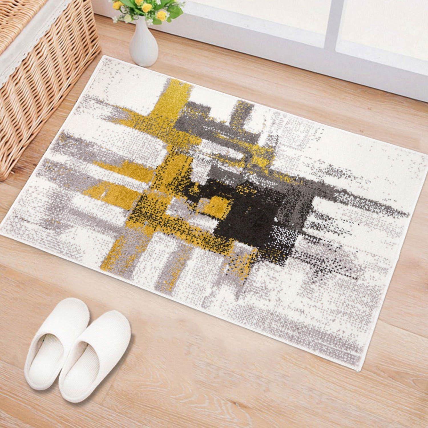 World Rug Gallery Contemporary Modern Abstract Area Rug