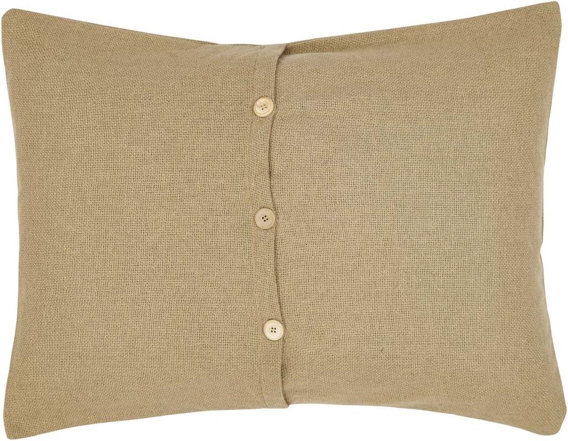 VHC Brands Burlap Natural, Farmhouse, Standard Sham, Tan