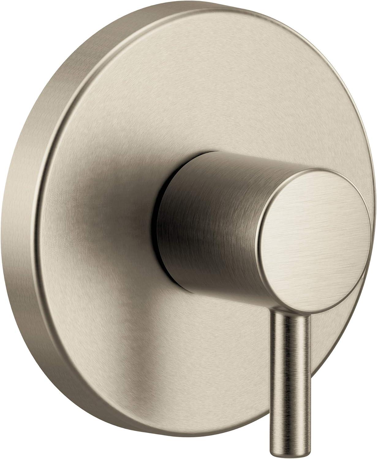 Brushed Nickel Modern Lever Shower Trim Kit