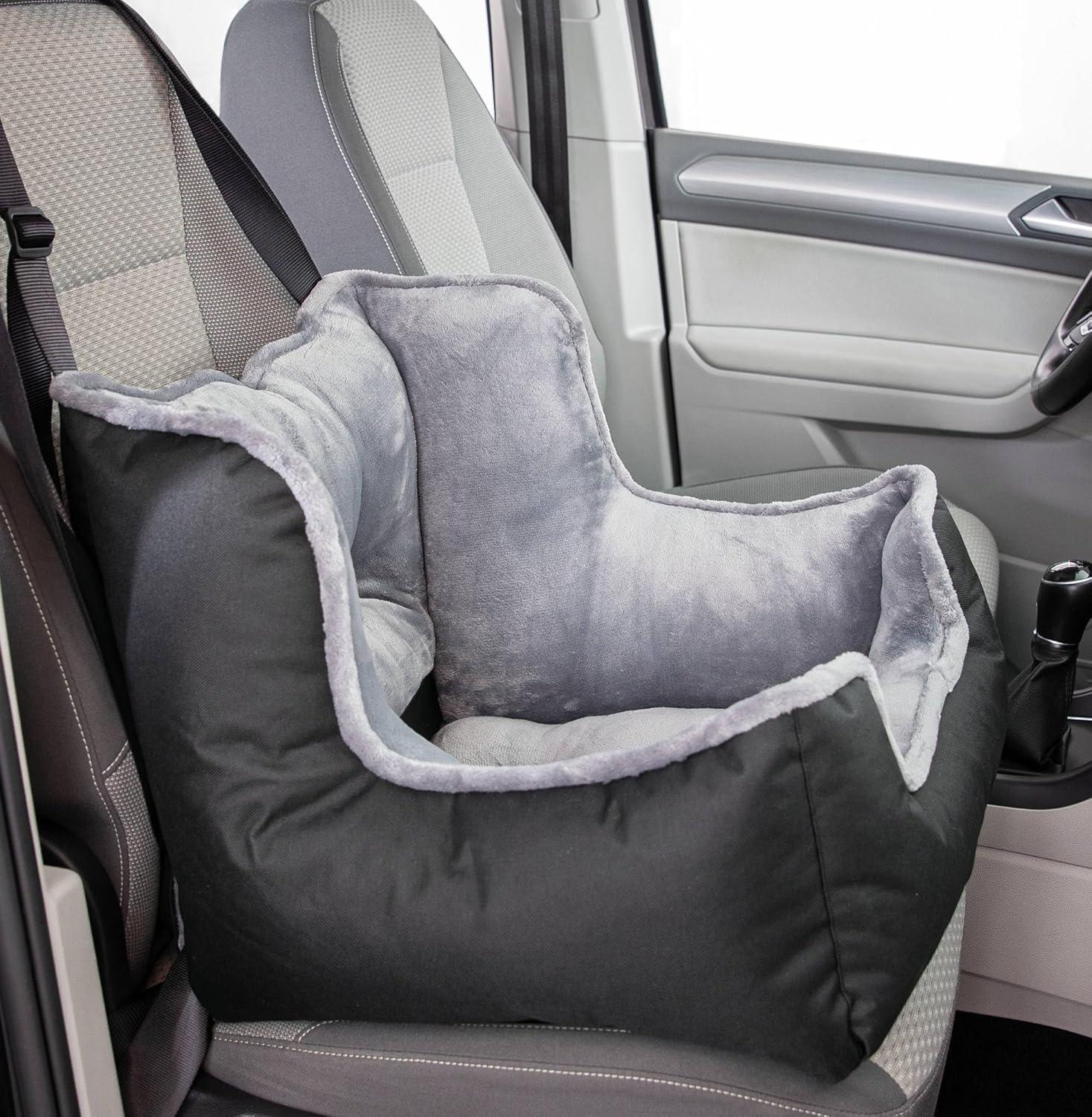 TRIXIE TRIXIE Convertible Deluxe Dog Car Seat for Small Dogs, Dog Booster Seat, Travel Pet Bed