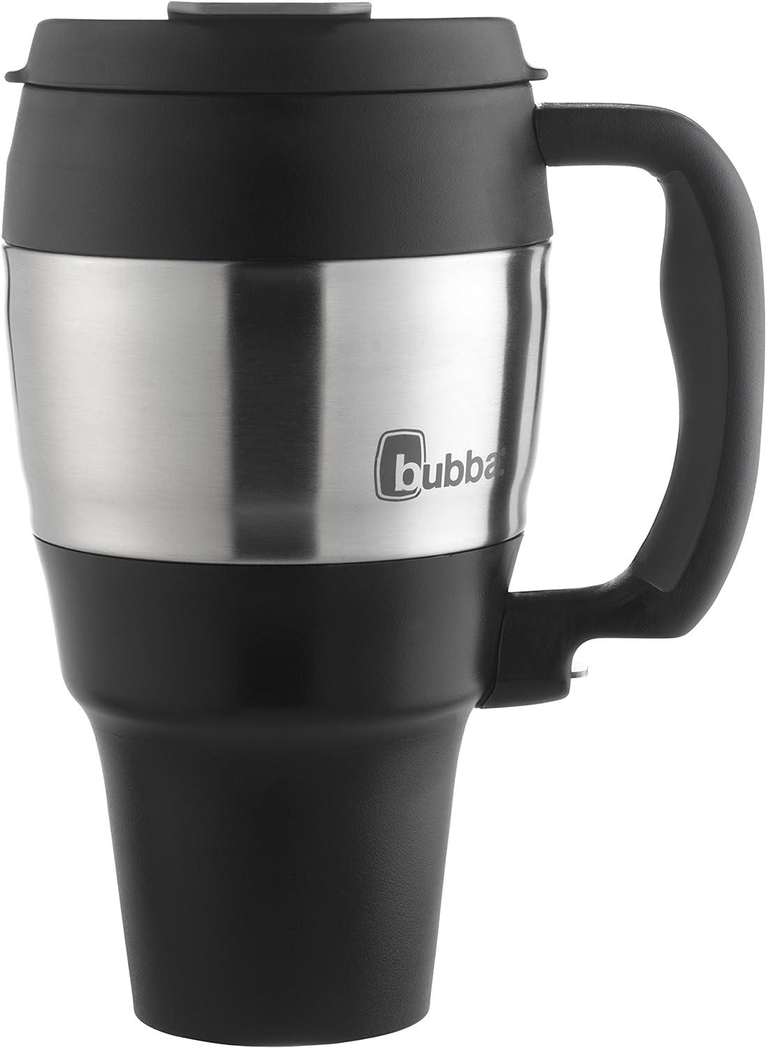 bubba Classic Stainless Steel Mug with Handle Black, 34 fl oz.