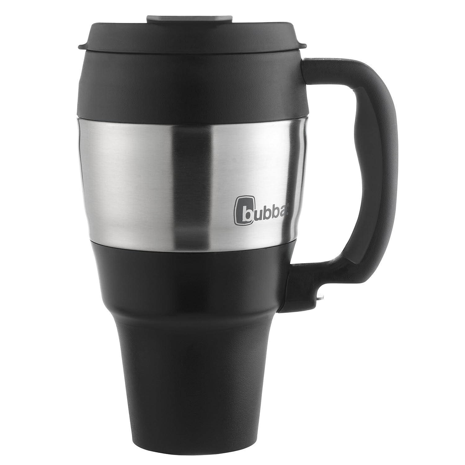 bubba Classic Stainless Steel Mug with Handle Black, 34 fl oz.