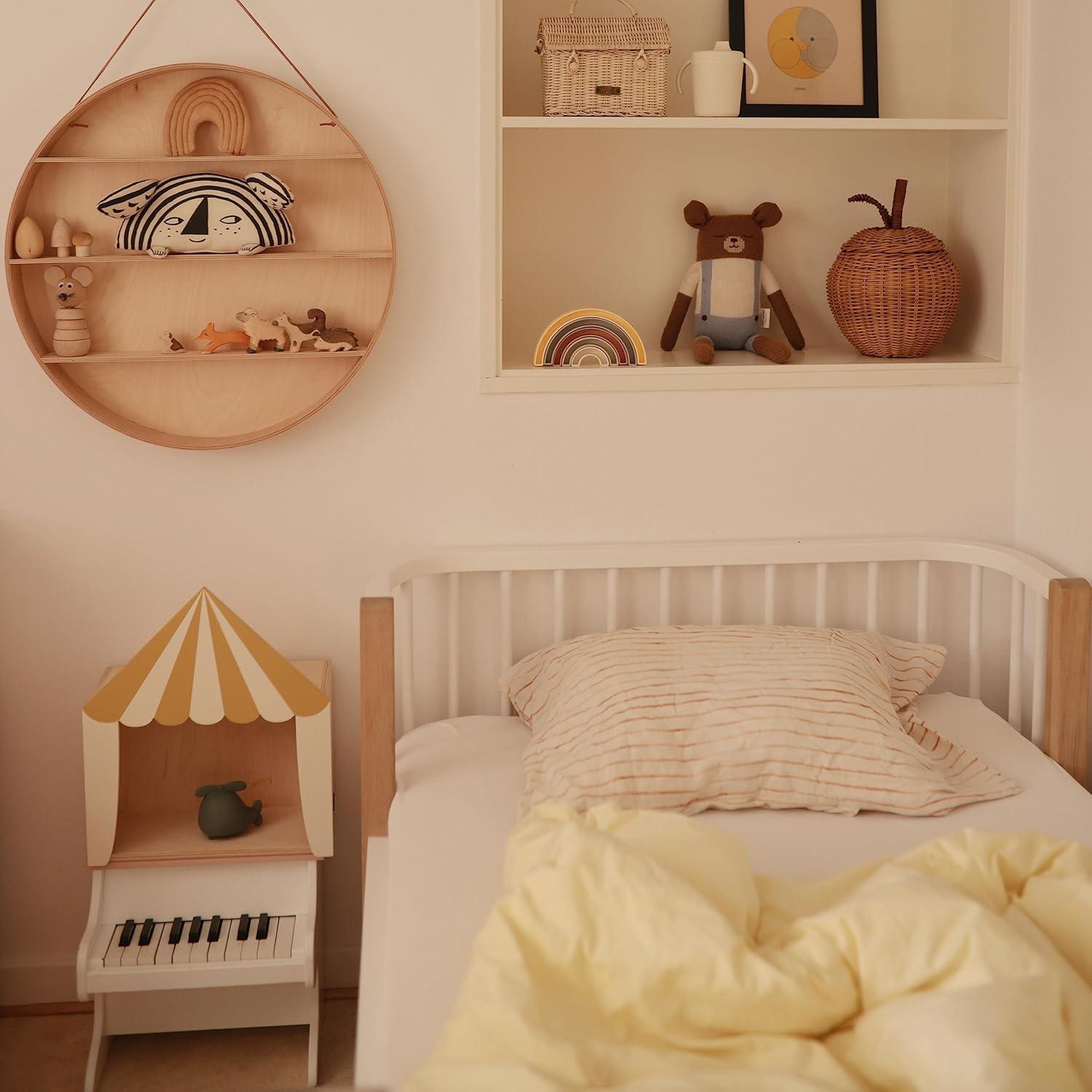 Stretchy Crib Sheet White  One Size