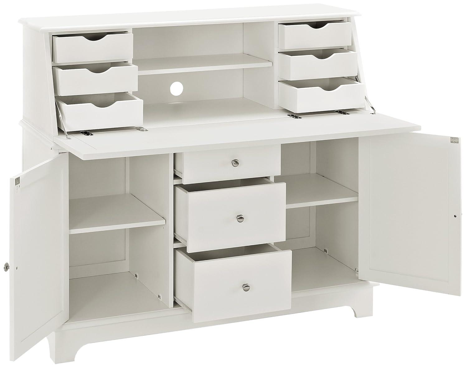 Crosley Furniture Sullivan Secretary Desk with Hutch