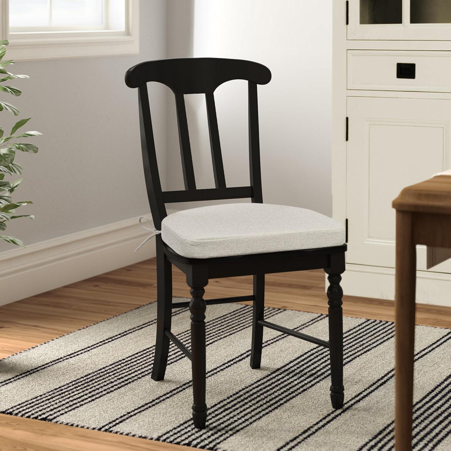 Chair Cushions for Kitchen Chairs Set of 4 Dining Chair Pads, Universal Non-Slip Dining Chair Cushions with Ties for Office Use