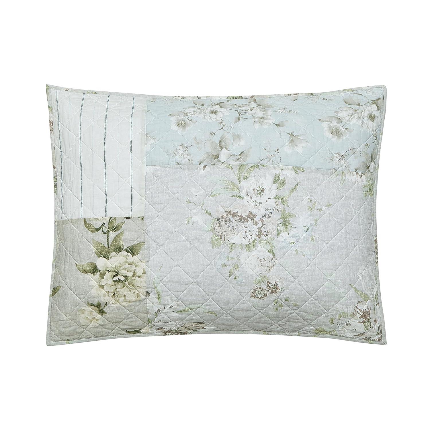 Modern Heirloom Coventry Floral Patchwork Printed Quilt Set