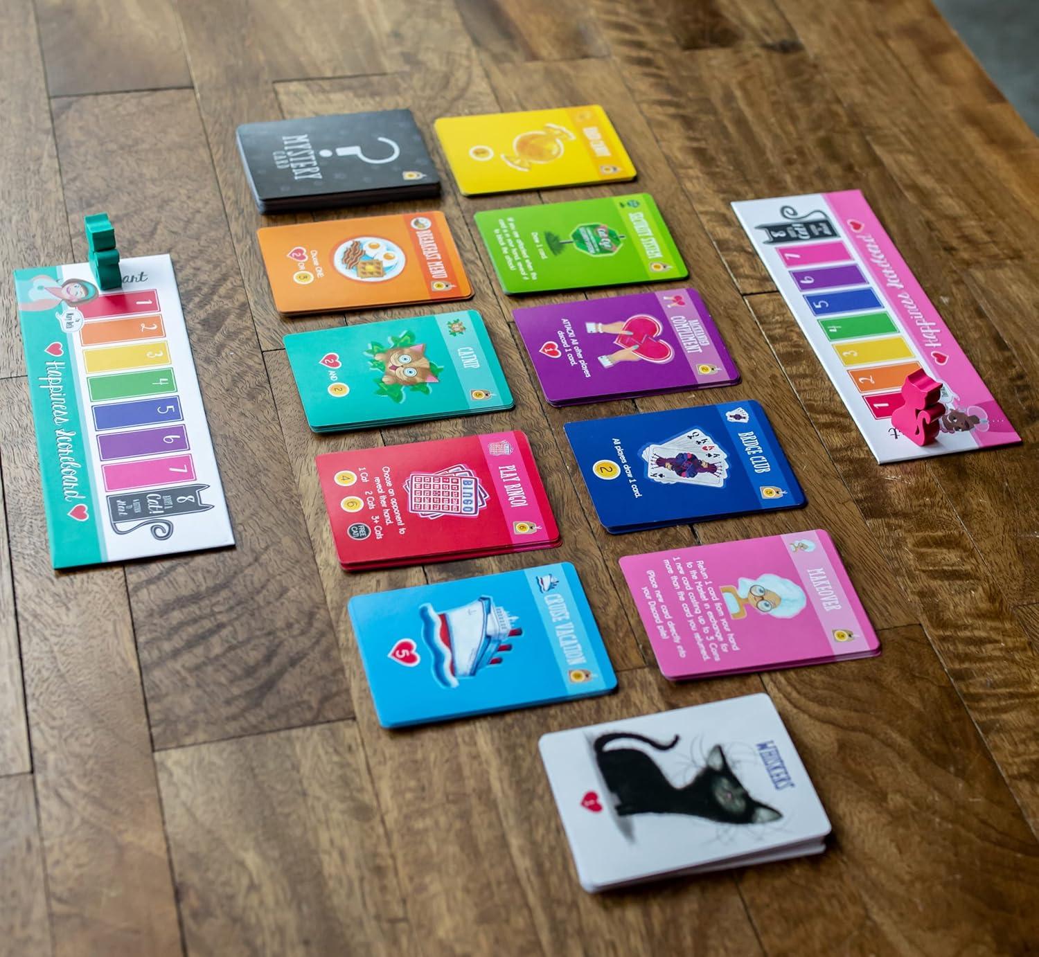 Cat Ladies of Maple Street Family-Friendly Strategy Board Game