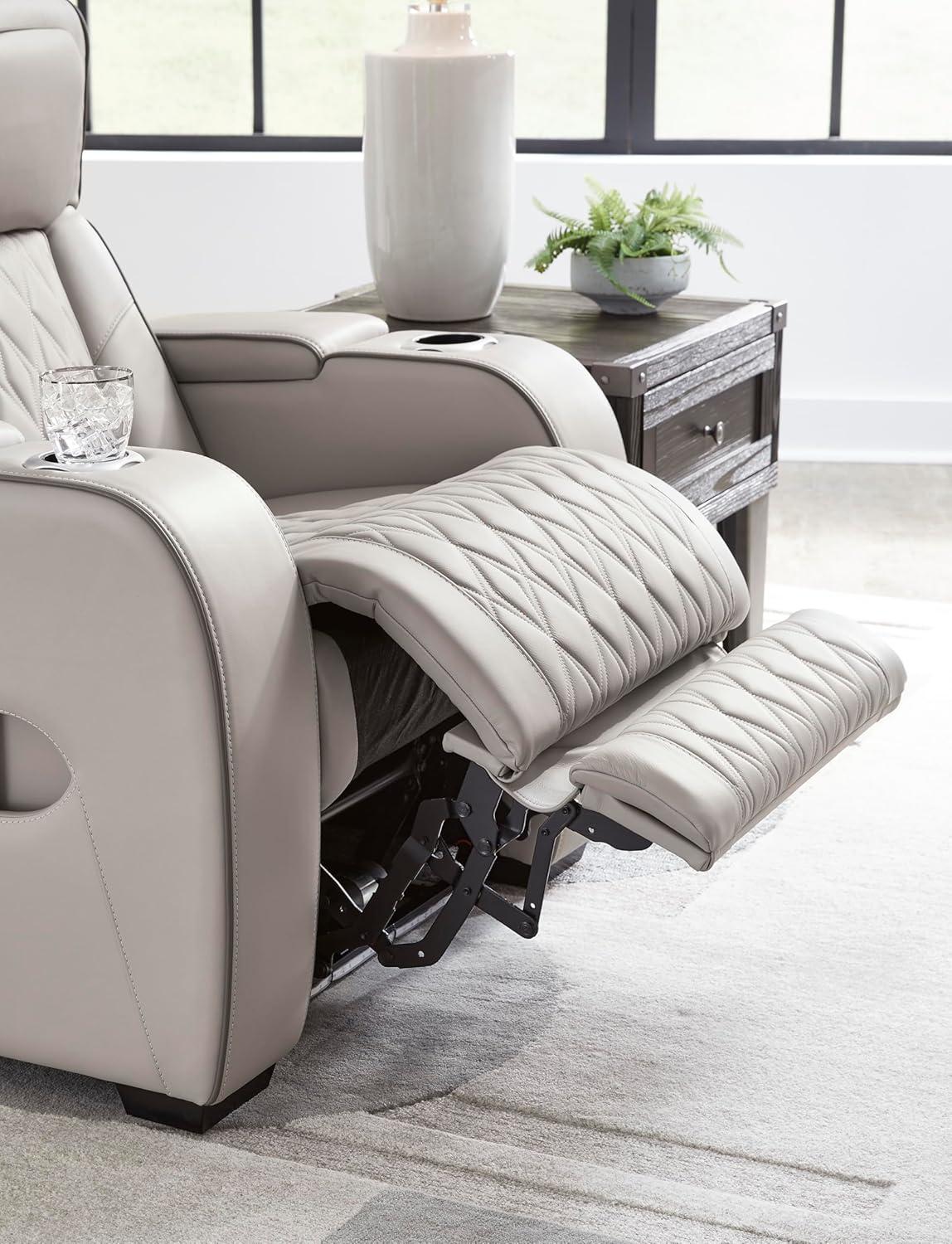 Signature Design by Ashley Boyington Gray Power Recliner