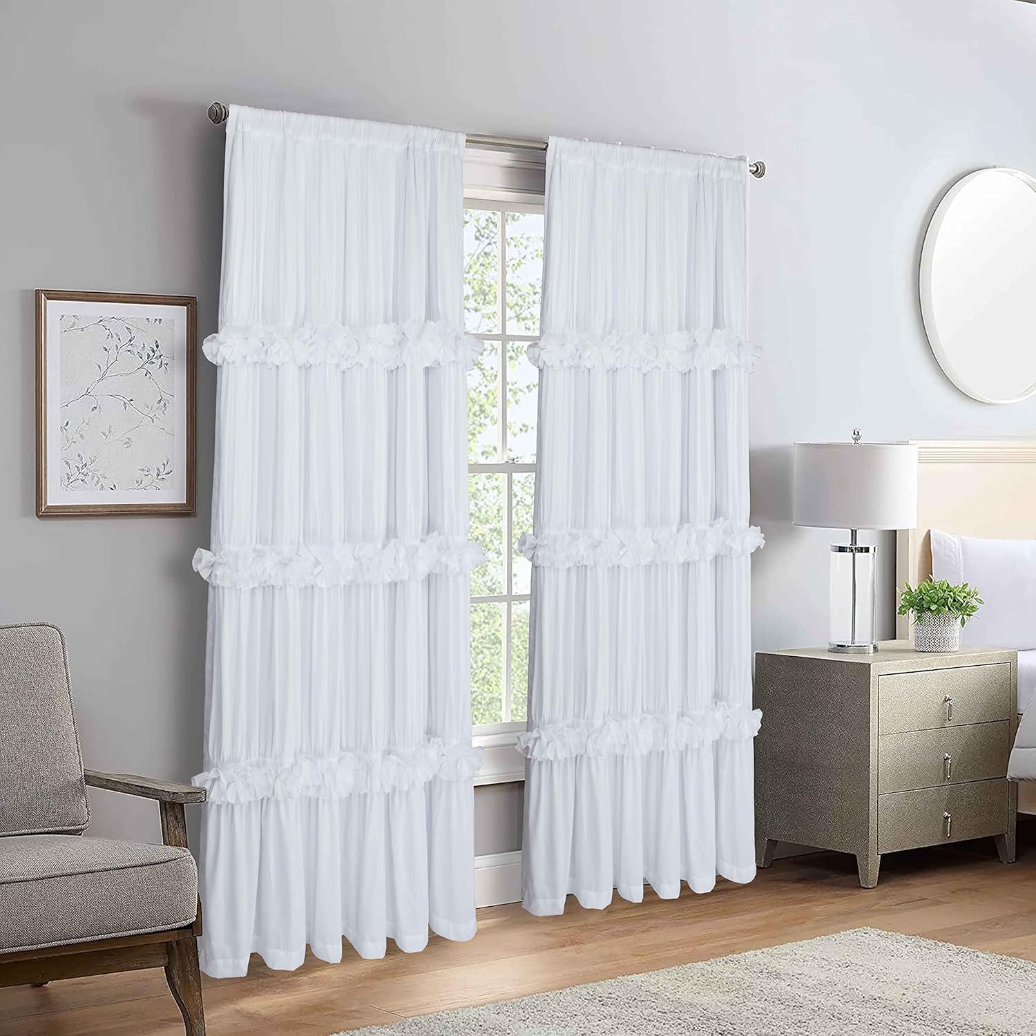 Homechoice International Group Polyester Room Darkening Curtain Pair