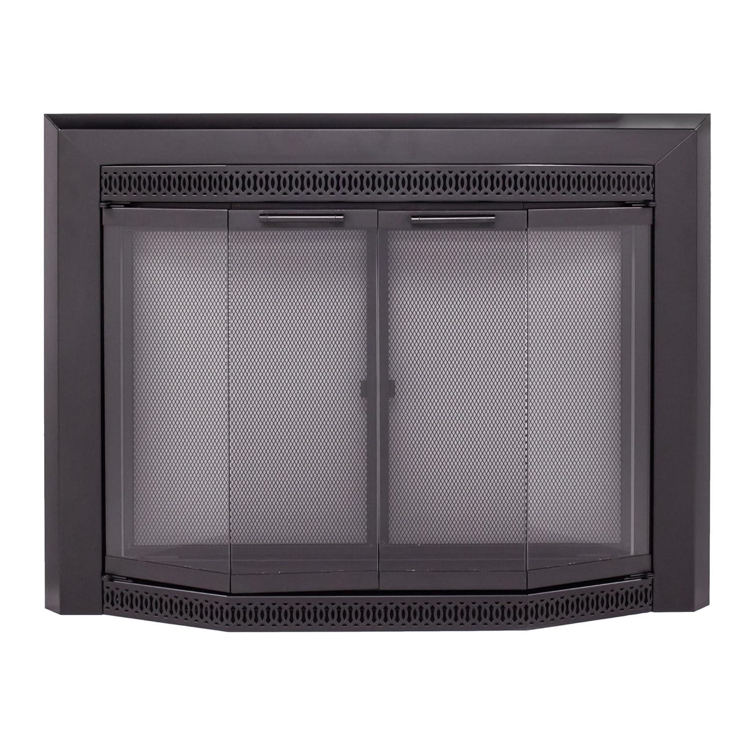 Pleasant Hearth Gavin Collection Fireplace Glass Door