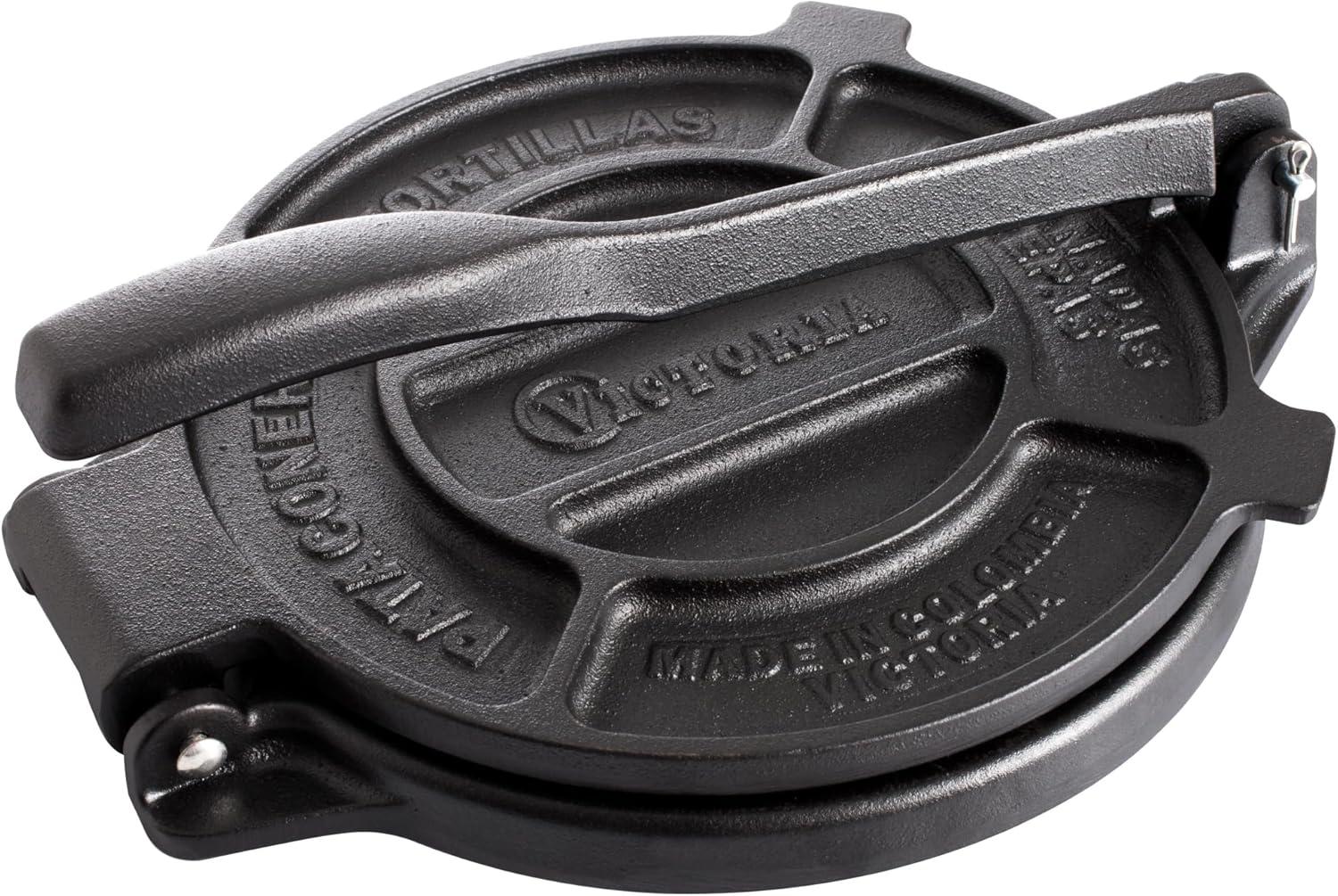 Victoria Cast Iron Tortilla Press - 8"