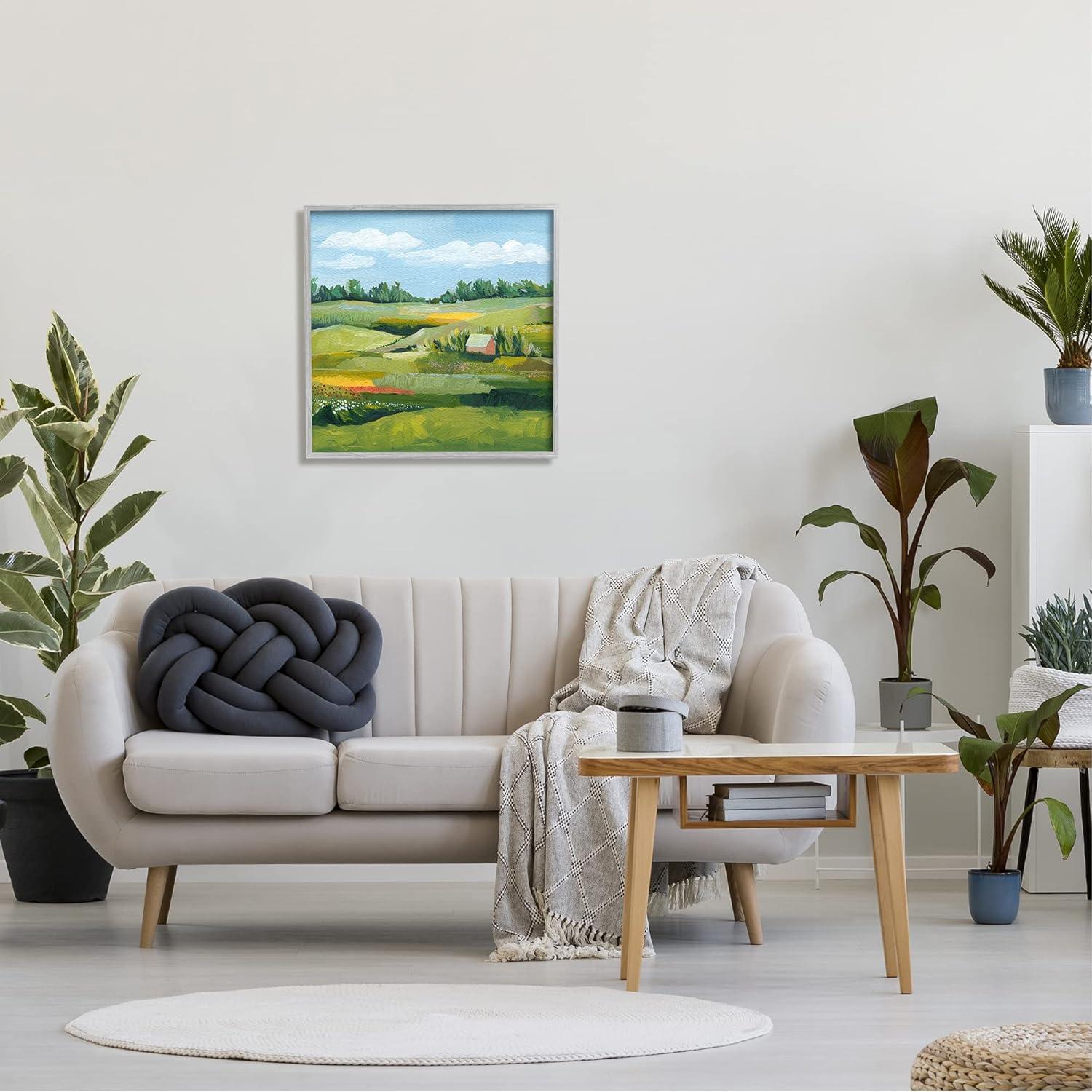 Stupell Industries " Peaceful Farmland Fields Greenery " by Grace Popp