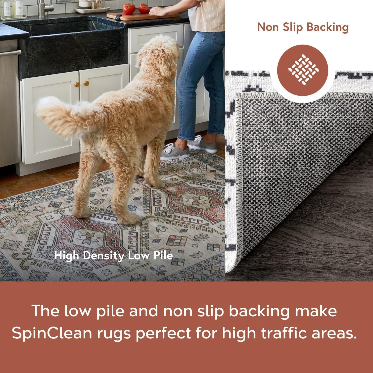 Nuloom Blythe Trellis 3x5 Machine Washable Accent Indoor Area Rug for Living Room Bedroom Dining Room Entryway Kitchen, Grey/Off White