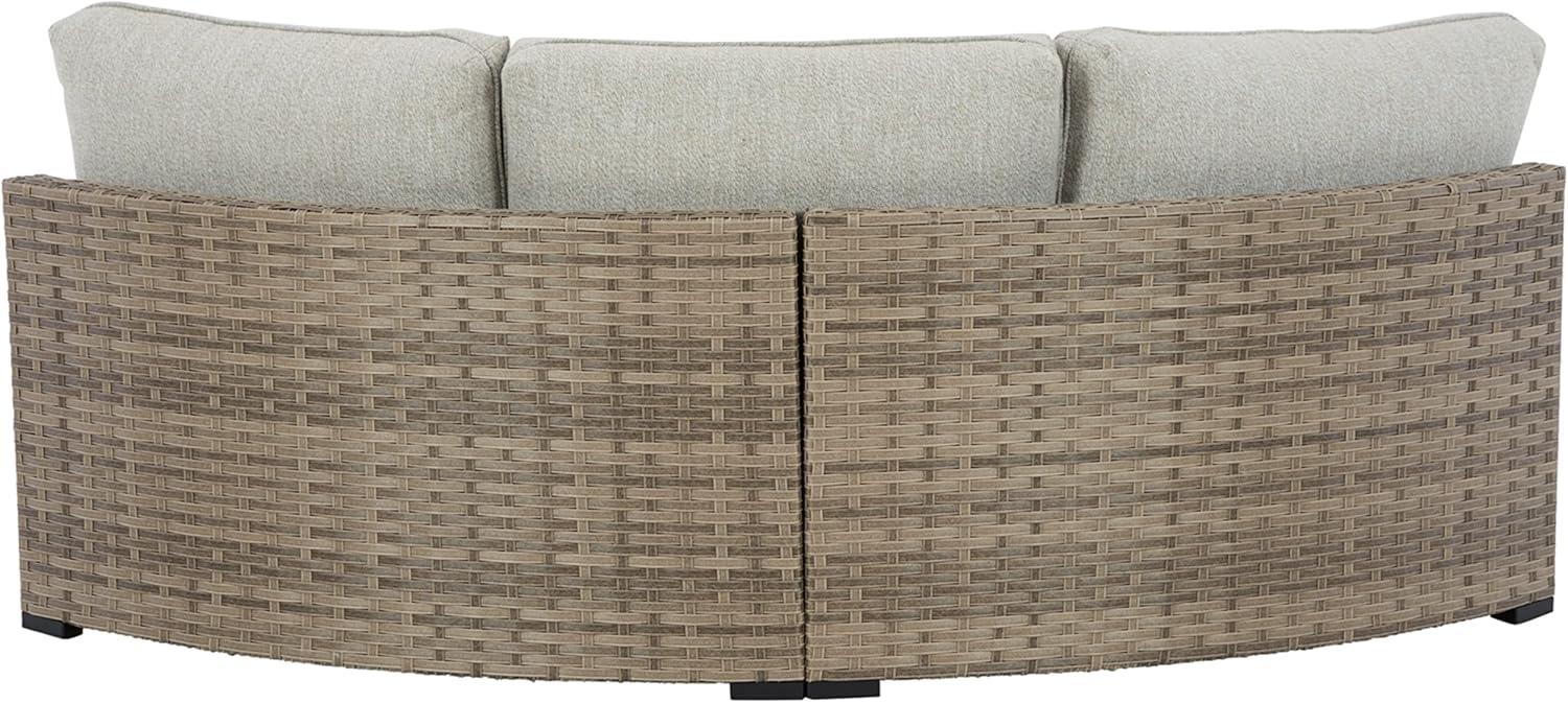 Calworth Curved Loveseat