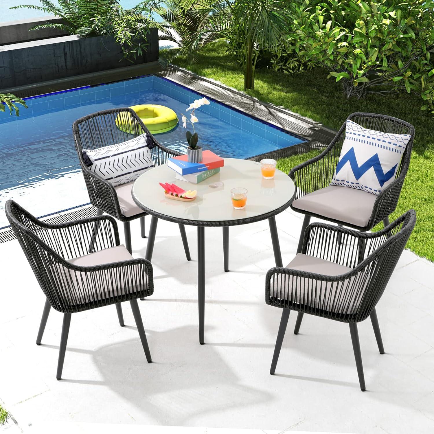 Cassil Outdoor Dining Armchair with Cushion