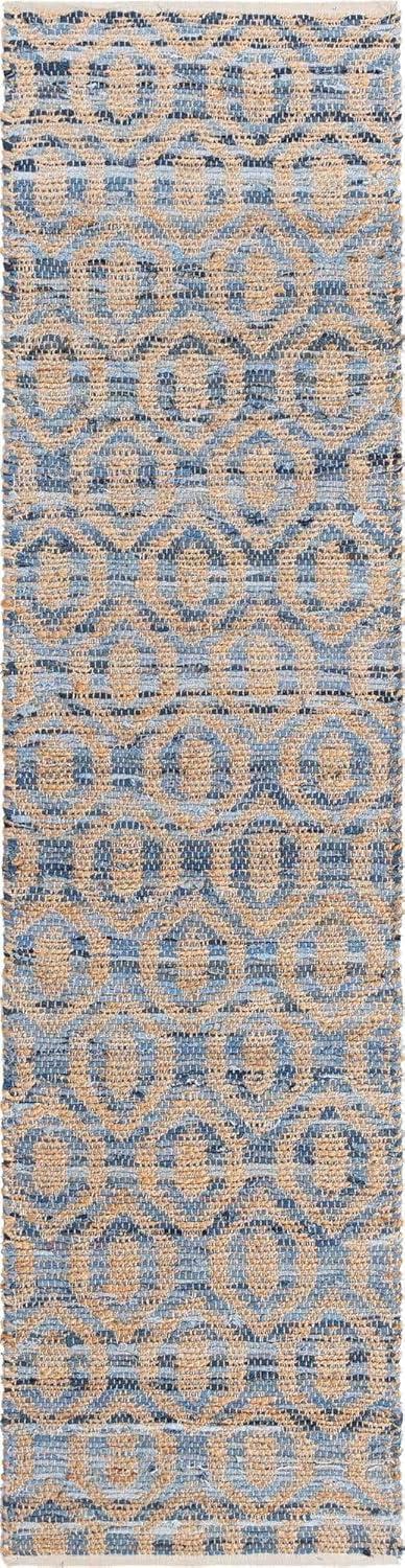 Unique Loom 2' 7 x 10' 0 Chindi Jute  Runner Rug