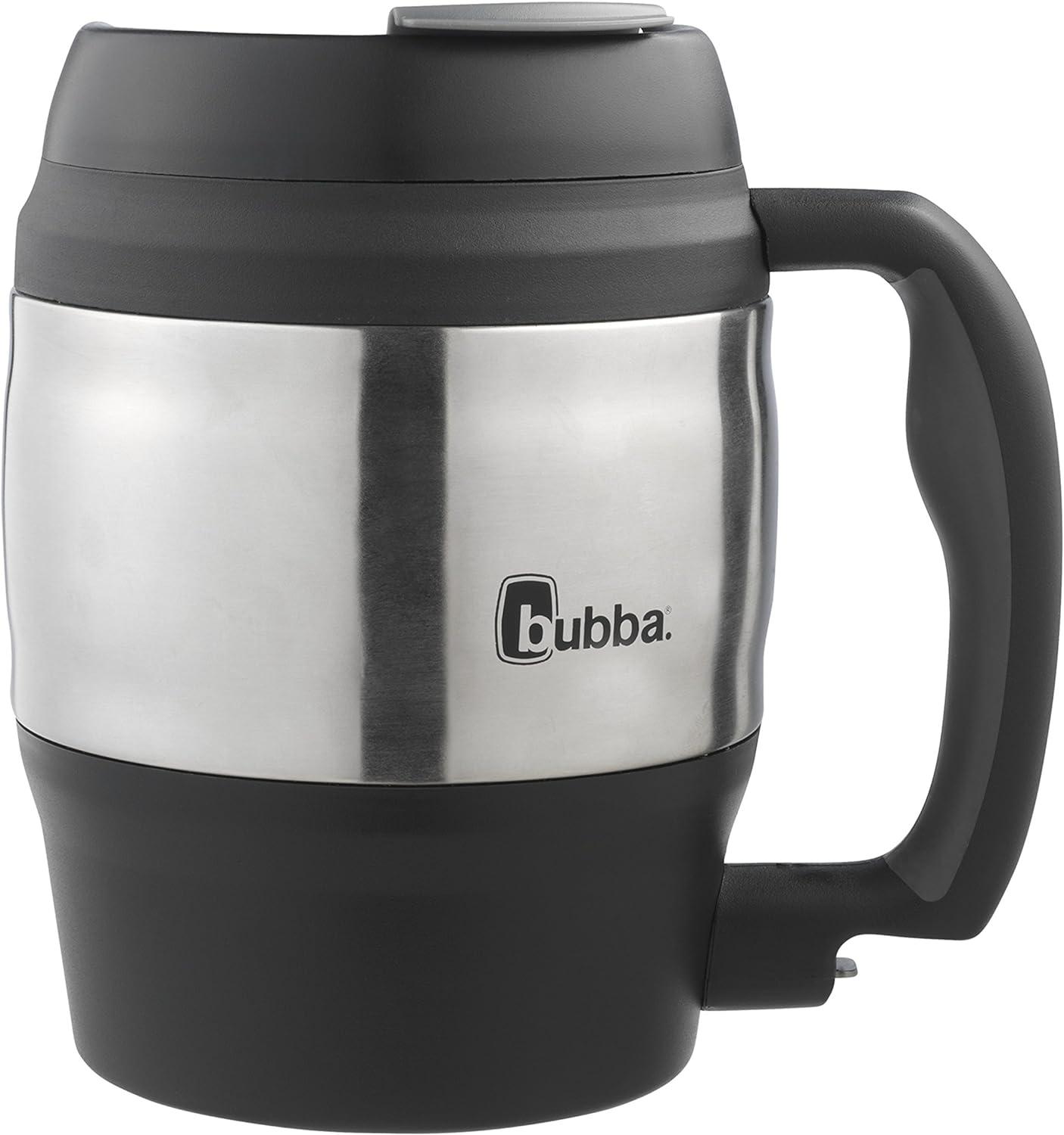 bubba Classic Stainless Steel Mug with Handle Black, 52 fl oz.