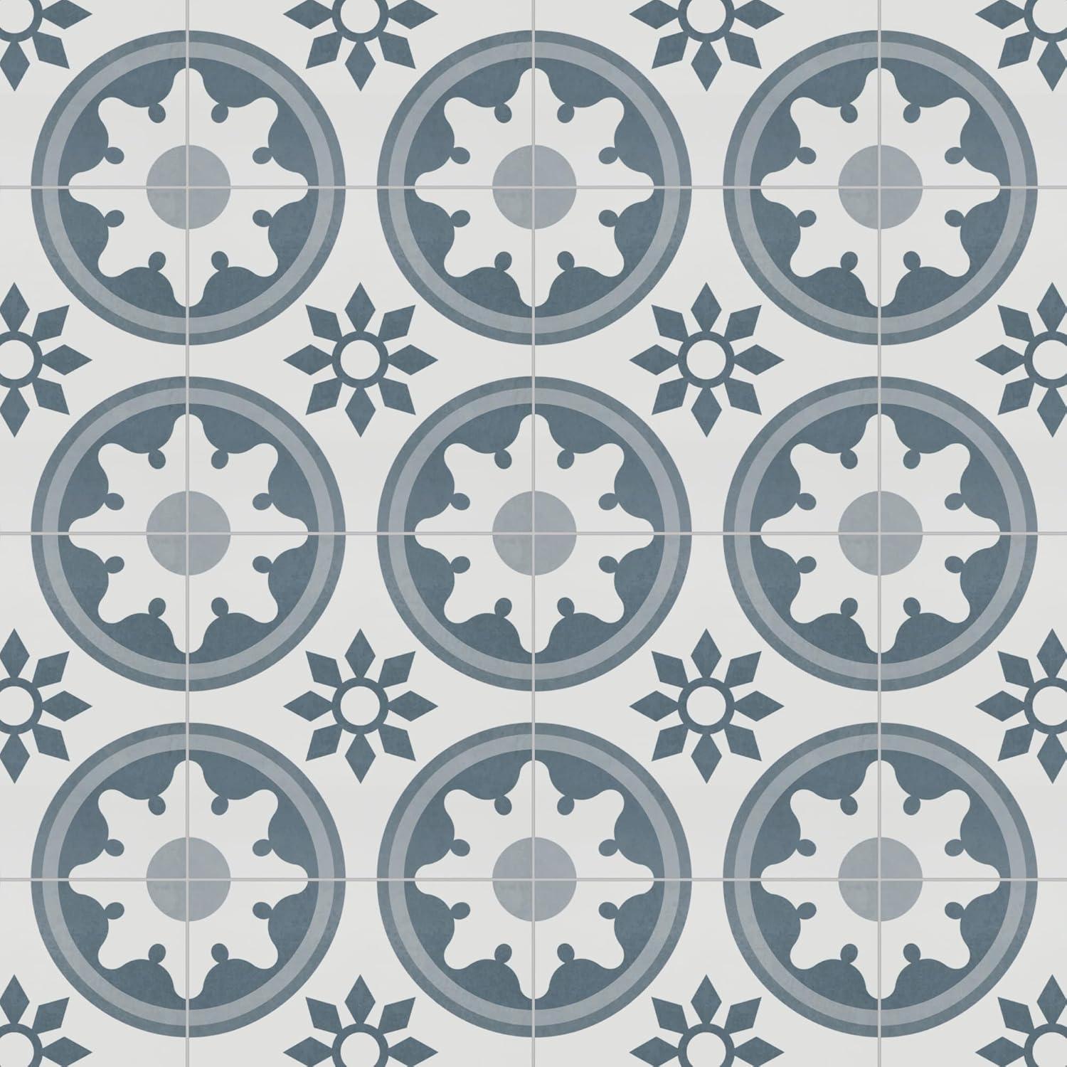 Sunwings 9'' x 9'' x 4mm SPC Peel & Stick Floor Tile Luxury Vinyl Flooring