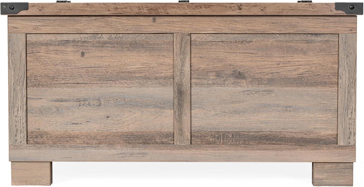 Taylor & Logan Willard Modern Farmhouse Coffee Table: Lift-Top, Engineered Wood, Lockable Hinges