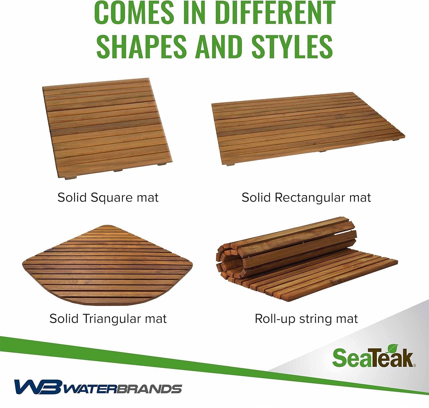 Teak Shower Mat (Large)- Oiled Finish