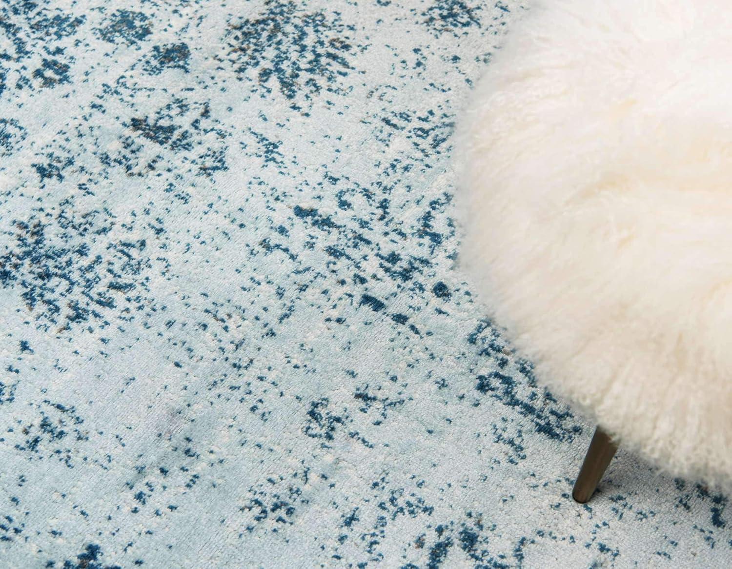 Unique Loom Finsbury Collection Area Rug - Elizabeth (2' x 3' Rectangle Blue/Ivory)