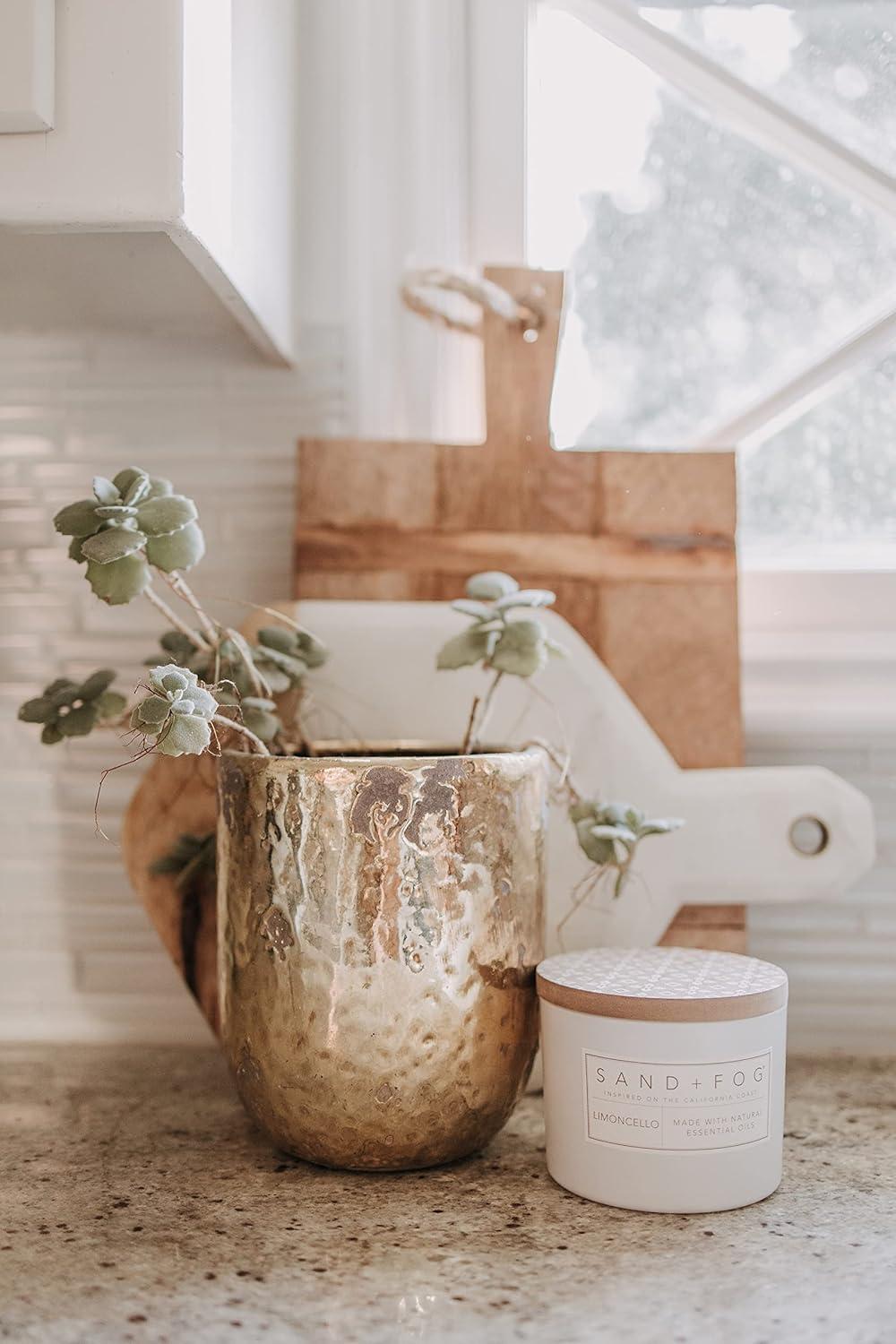 Sand + Fog Scented Candle - The Woods – Additional Scents and Sizes – 100% Cotton Lead-Free Wick - Luxury Air Freshening Jar Candles - Perfect Home Decor – 12oz