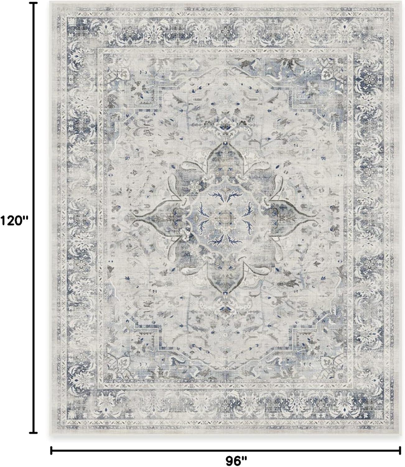 Ruggable Sarrah Washable Vintage Persian Distressed Flatwoven Area Rug