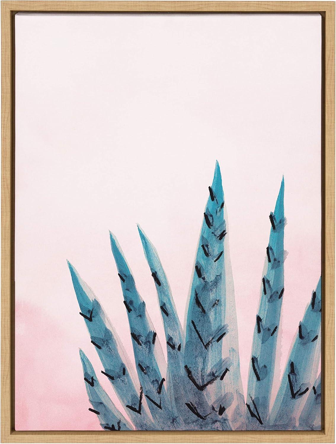 " 855 Succulent In Pink Light " by Teju Reval Painting Print