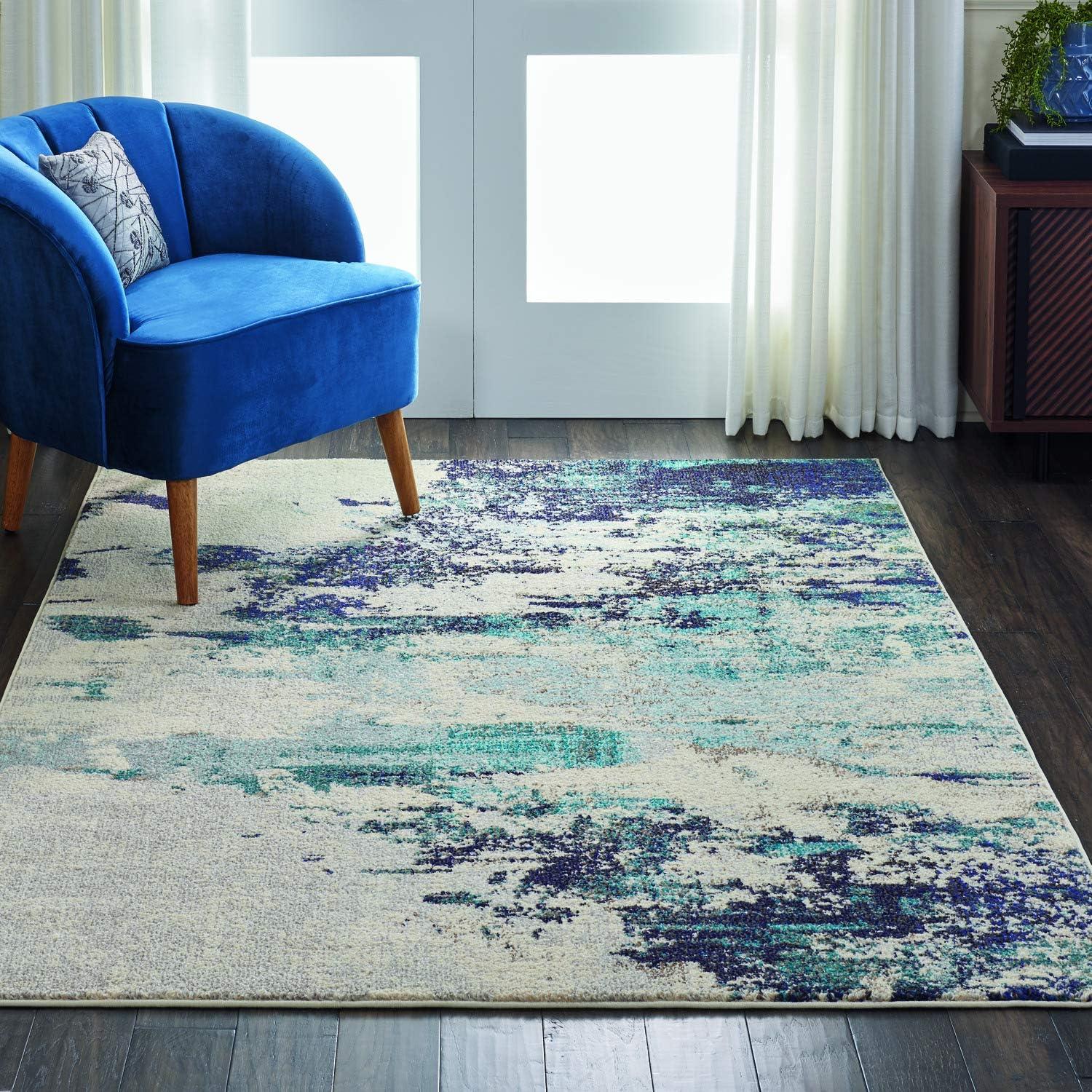 Nourison Celestial CES02 Sealife Area Rug 2'2" x 7'6"