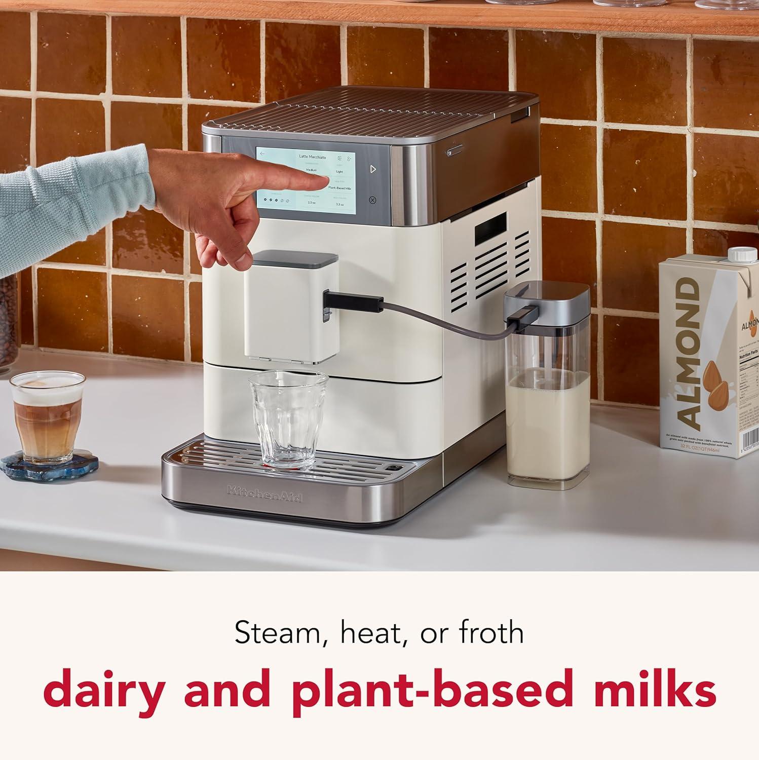 KitchenAid ® KF8 Fully Automatic Espresso Machine in Porcelain White