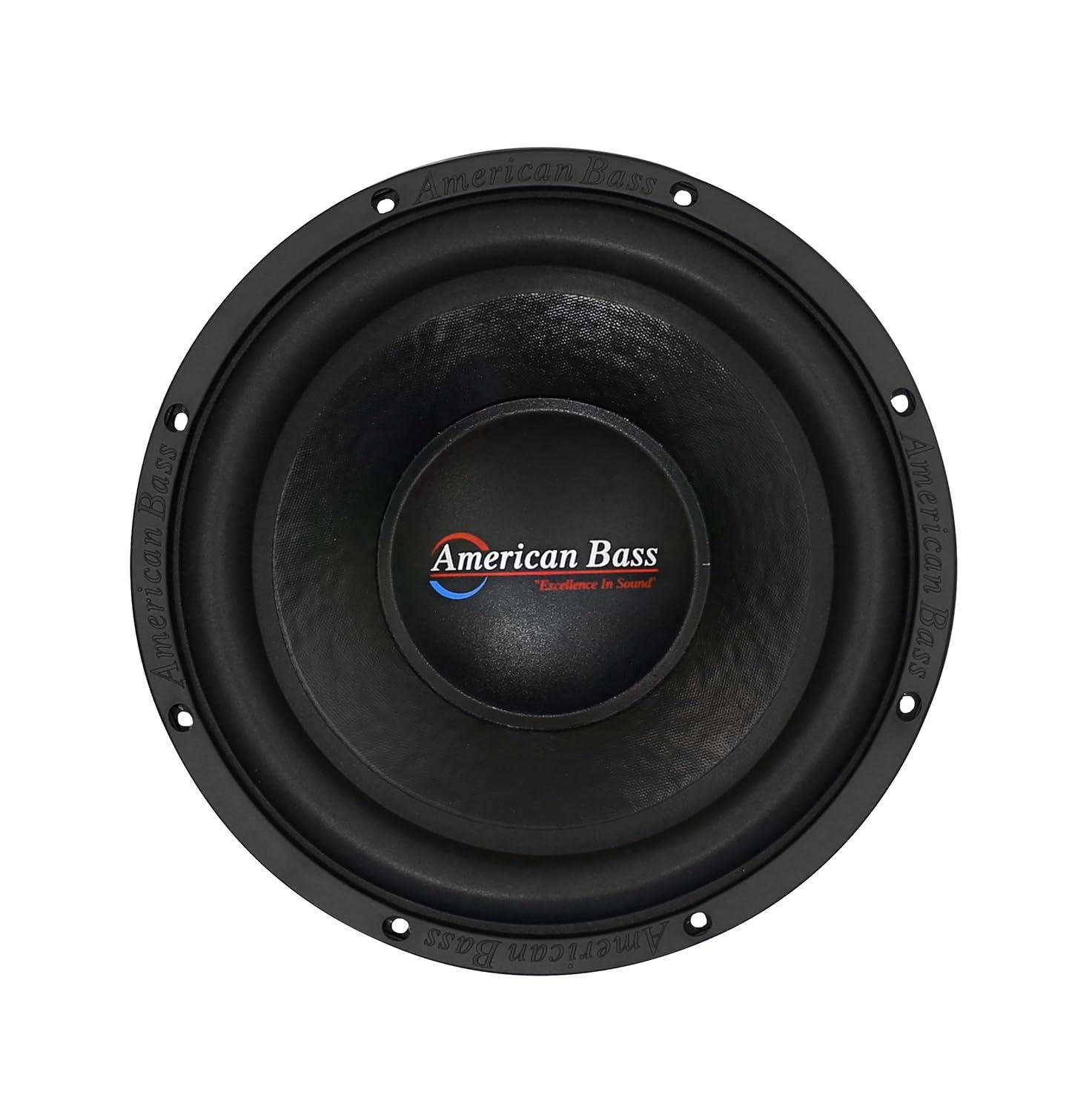 American Bass Usa xD 1222 1000 Watt Max Dual 2Ohm 12 Inch Subwoofer, Black