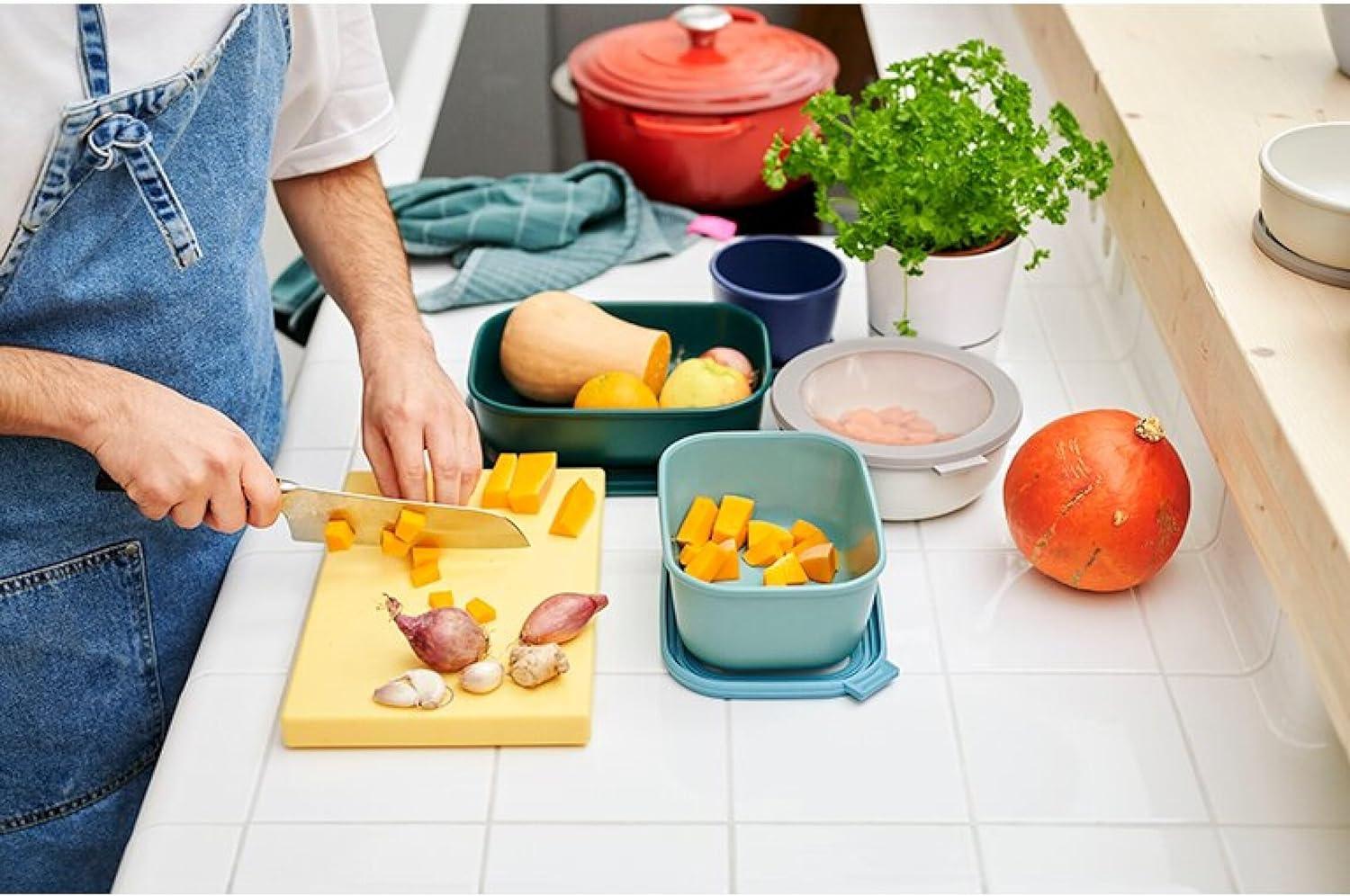 MEPAL Cirqula Food Storage - Set of 3 Containers and 3 Lids