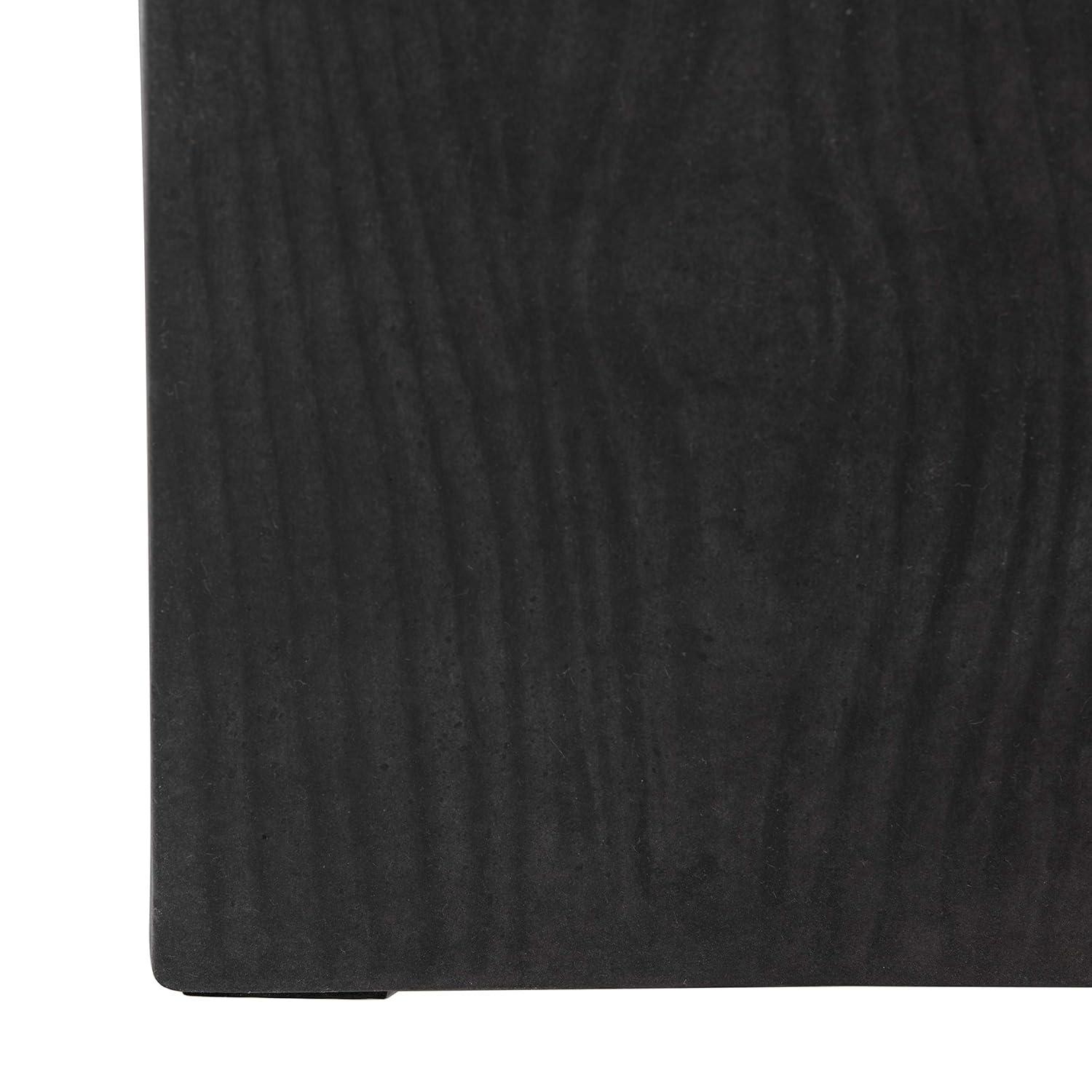 Cube Accent Stool - Indoor/Outdoor - VNN1003 - Black - Safavieh